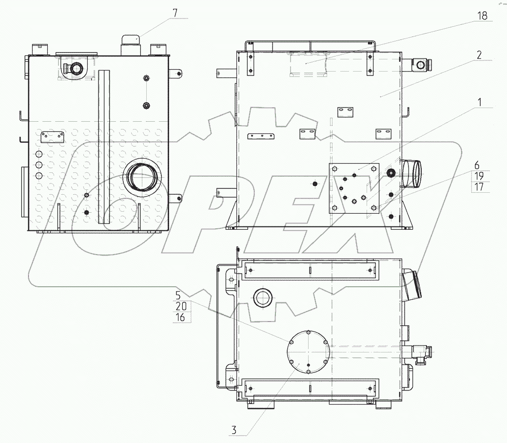  Бак гидравлический (сварка)