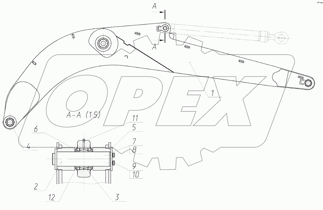  Стрела в сборе