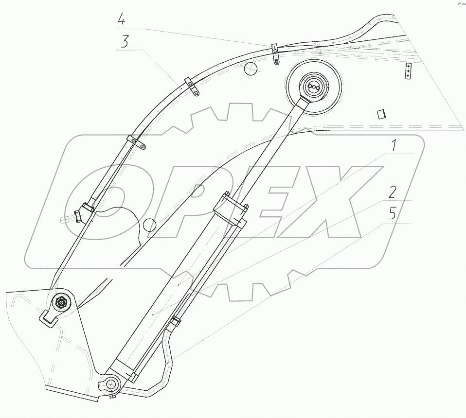  Гидрооборудование стрелы