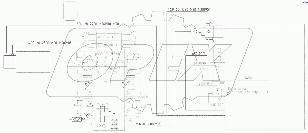  Гидрооборудование генератора магнитной шайбы