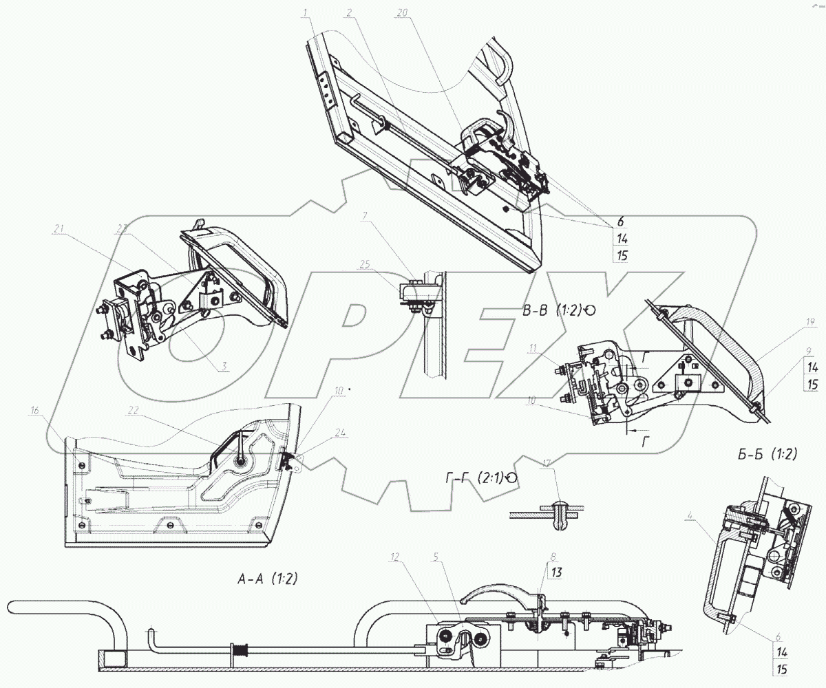  Дверь в сборе