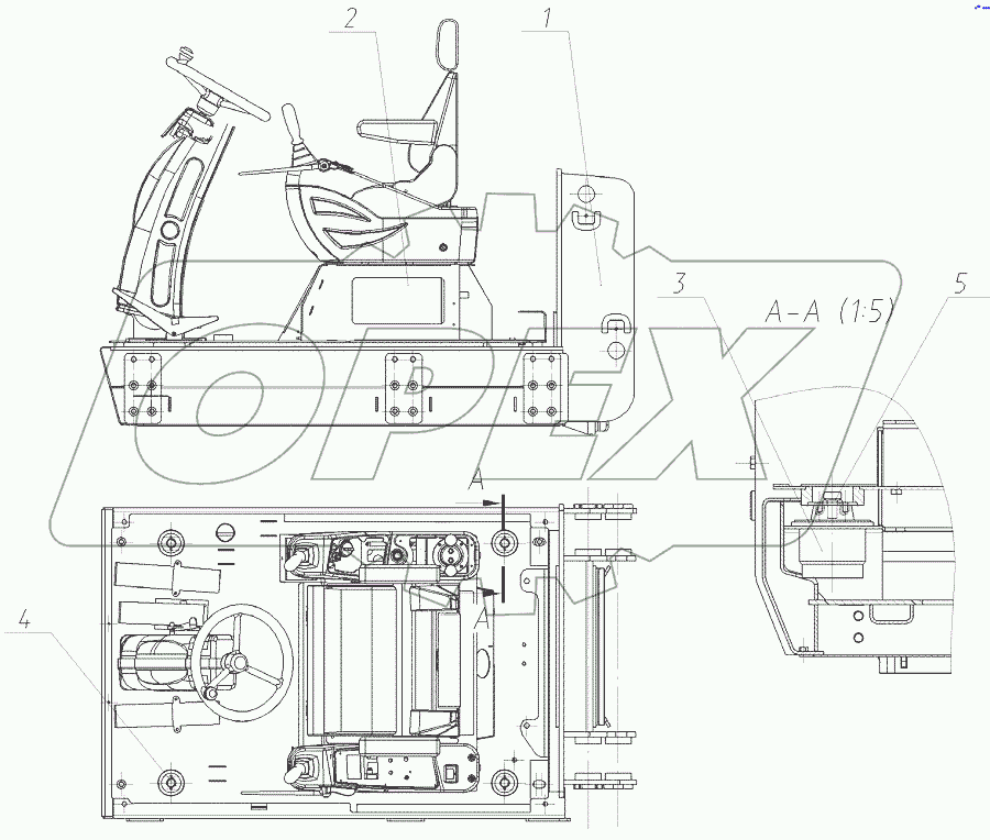  Подкабинник в сборе