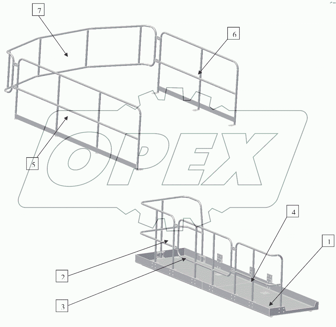  Установка ограждений защитных