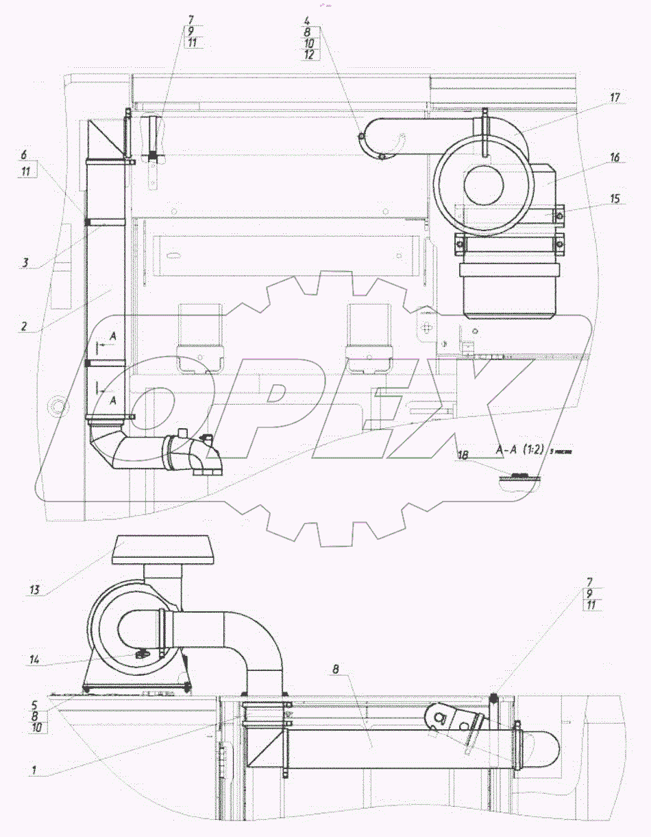  Установка воздухоочистителя