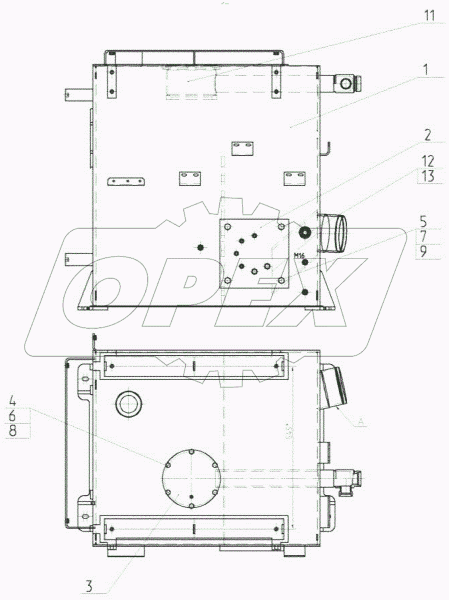  Бак гидравлический