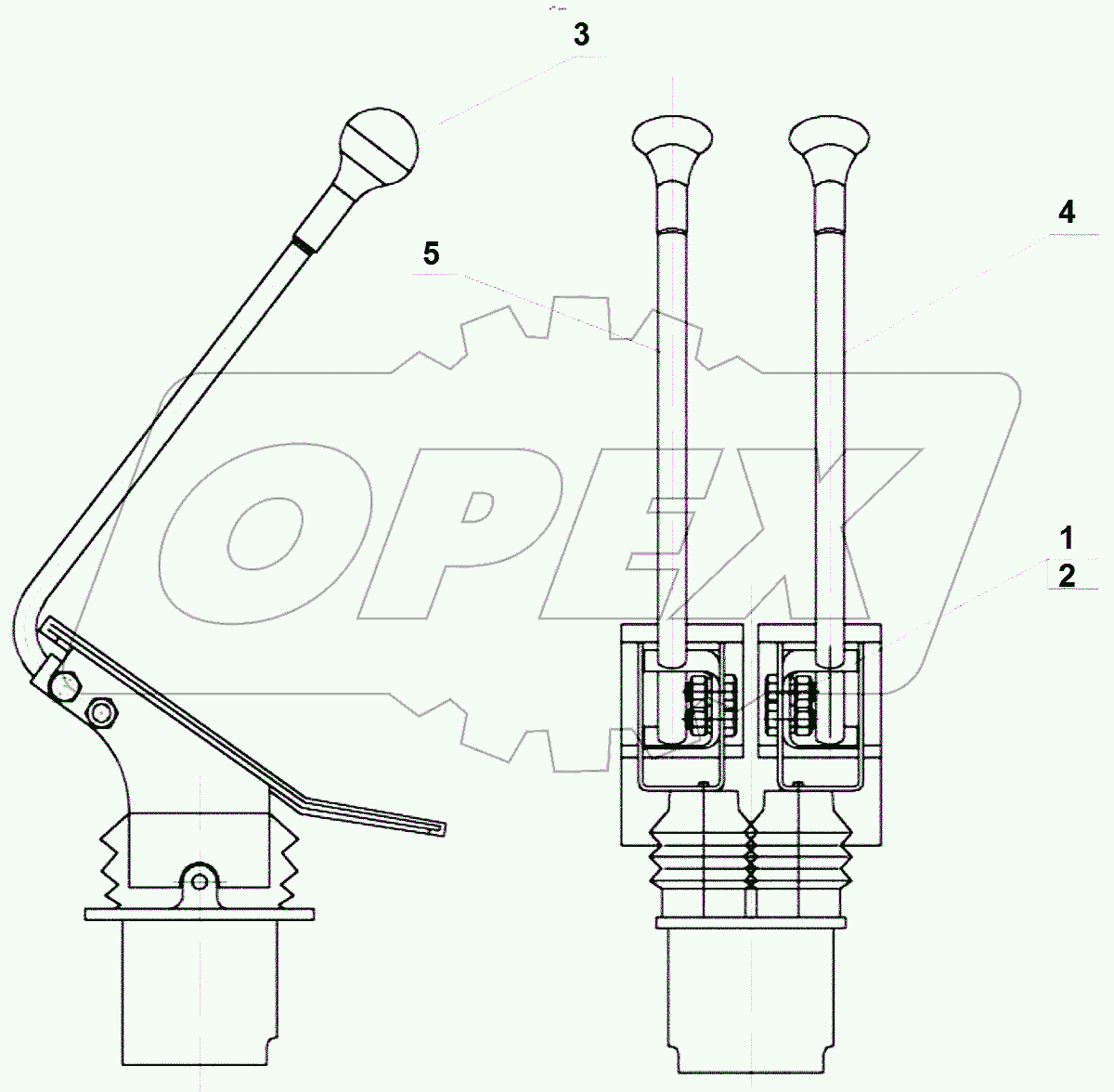  Установка рычагов