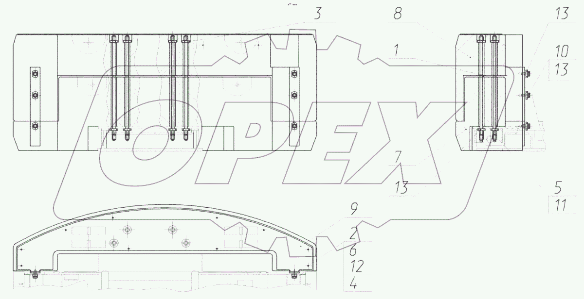  Установка литых противовесов
