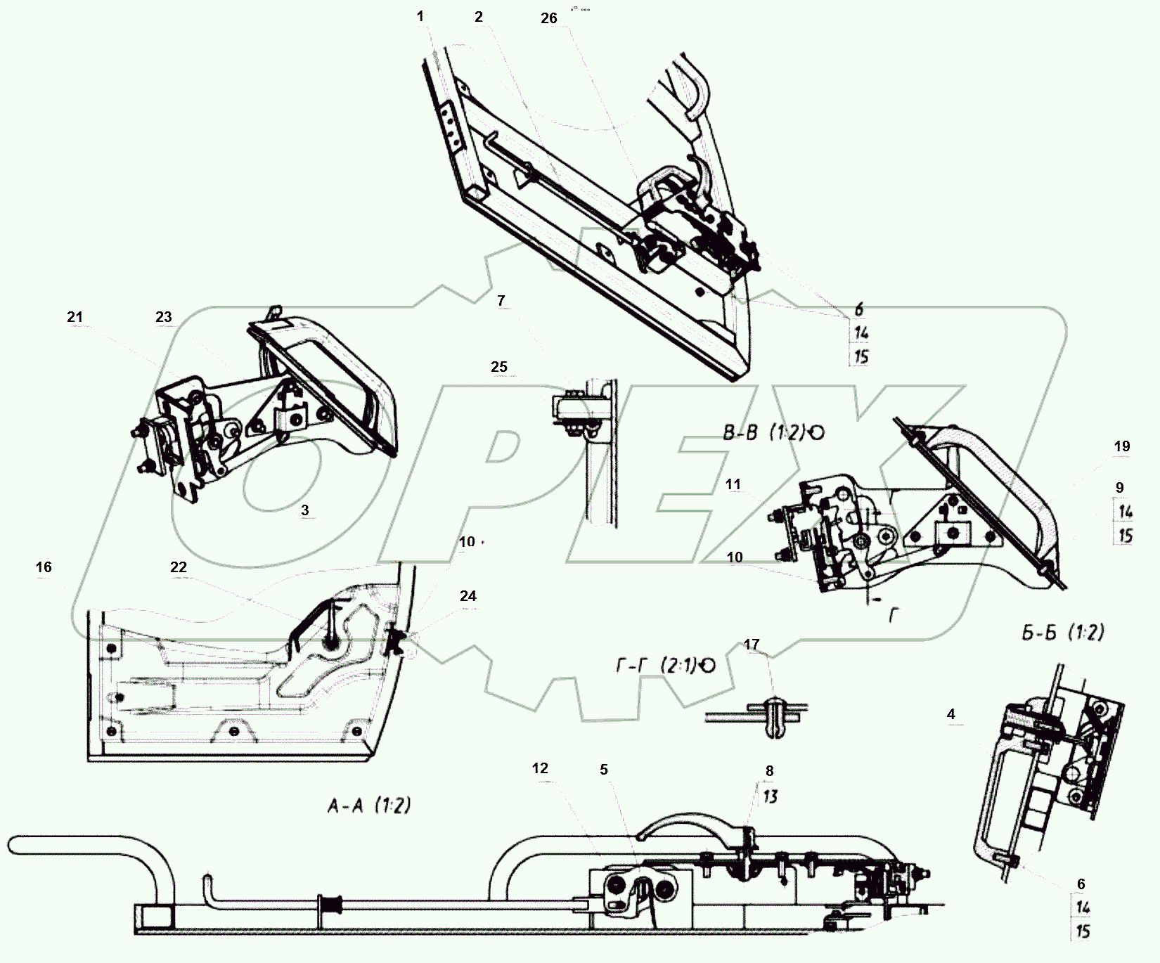  Дверь в сборе