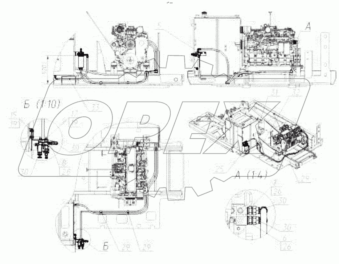  Установка топливопроводов 330-00-28.05.000