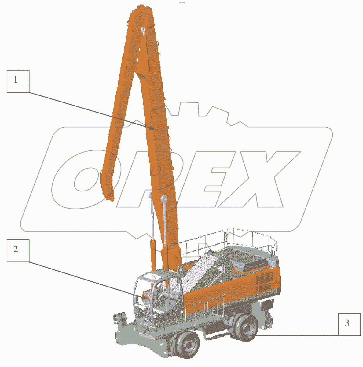  Машина погрузочная E350WH