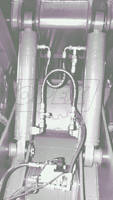  Гидроцилиндр подъема кабины в сборе