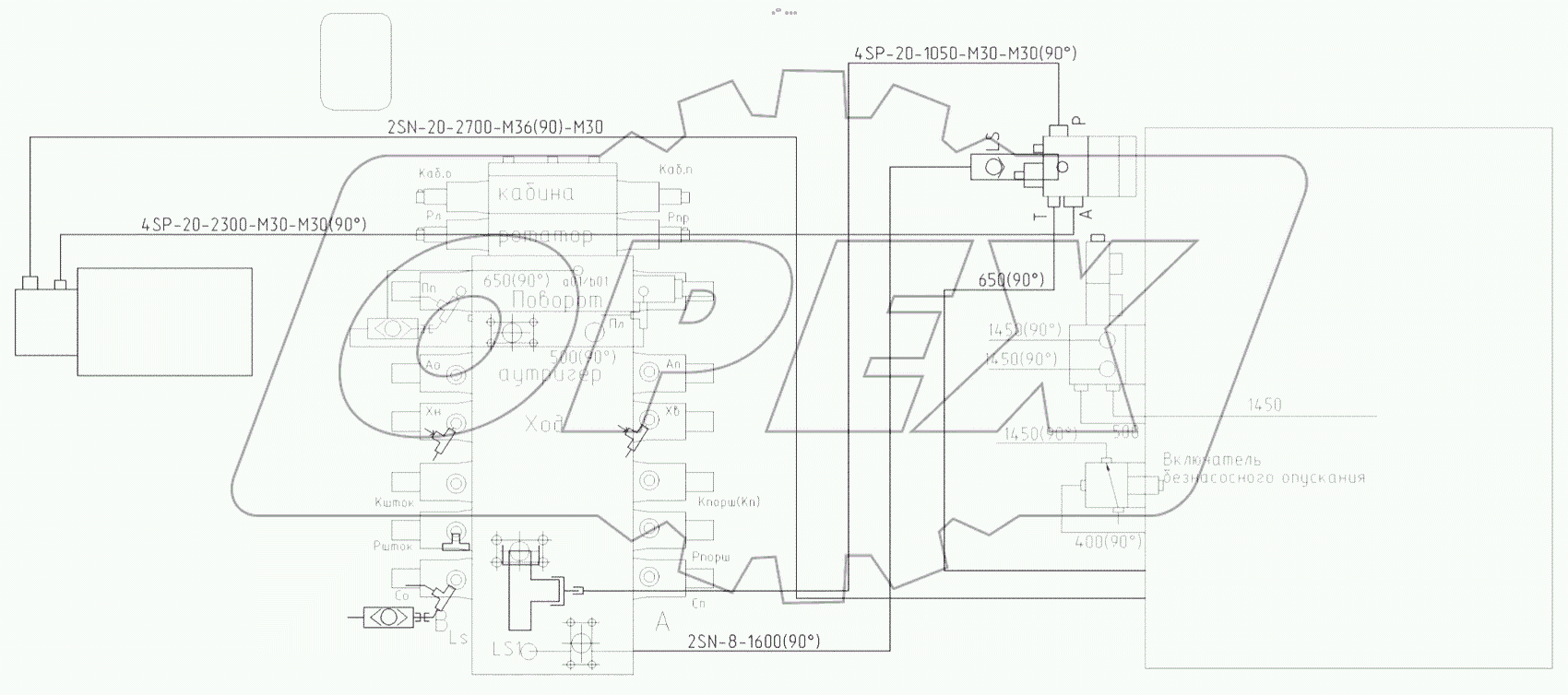  Гидрооборудование генератора магнитной шайбы