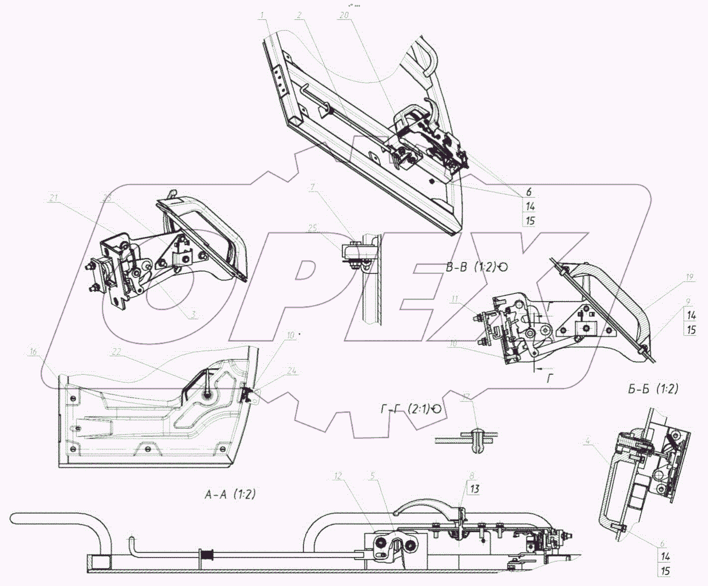  Дверь в сборе