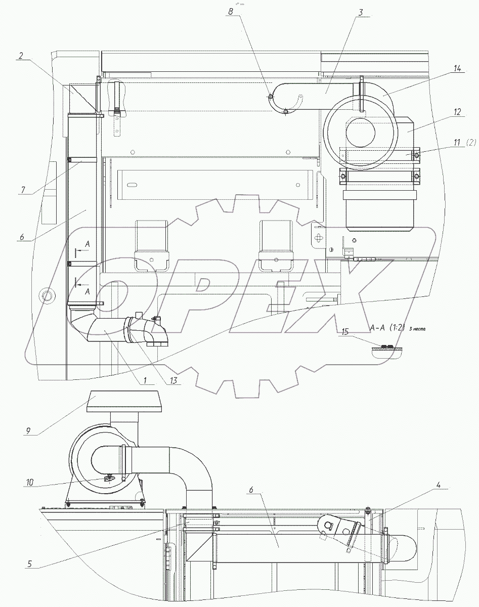  Установка воздухоочистителя