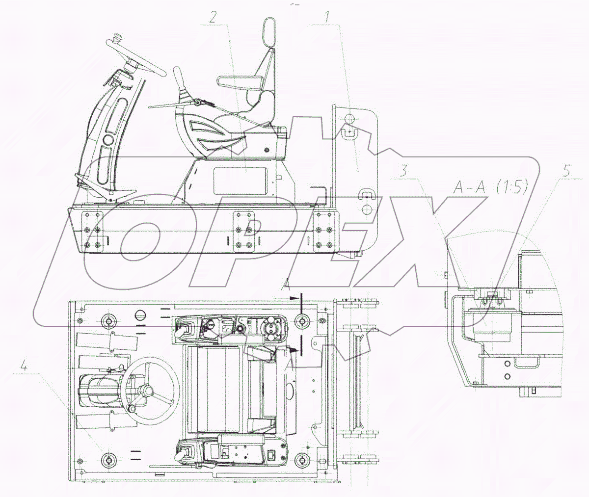  Подкабинник в сборе