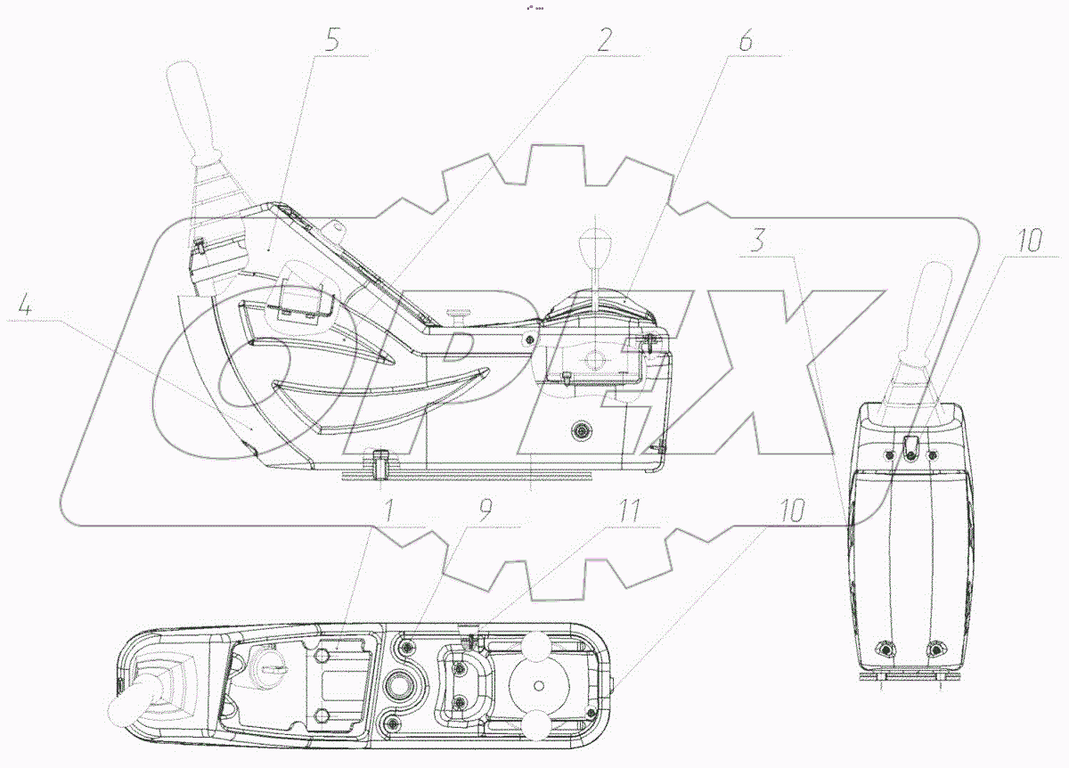  Установка пульта правого
