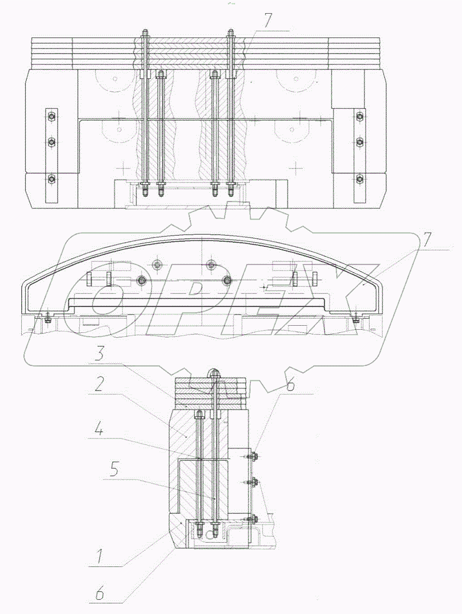  Установка противовеса