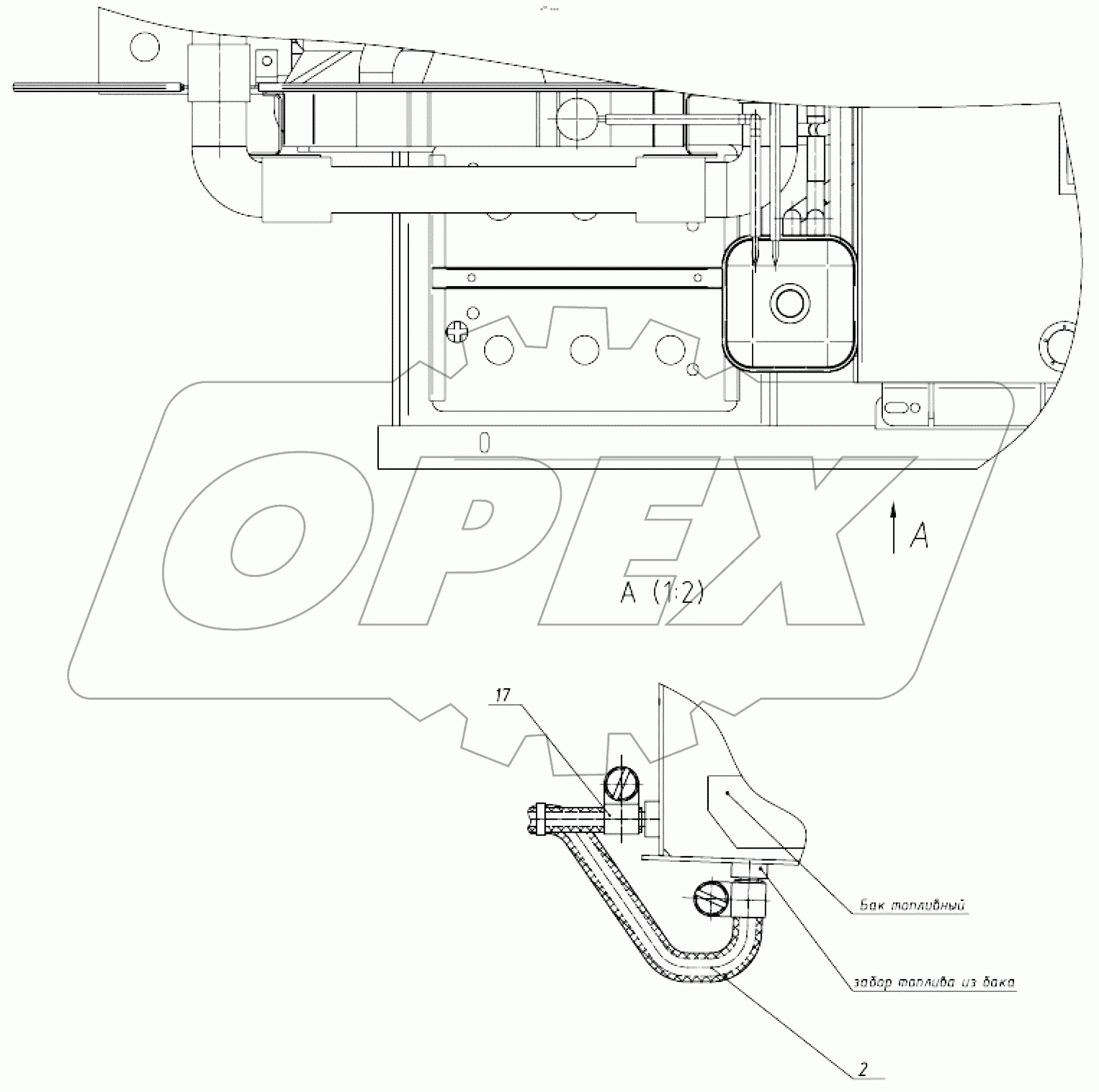  Установка топливопроводов 160-00-28.05.000