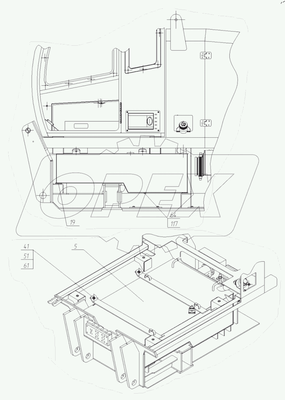  Установка бака топливного. 28-00-27.00.000