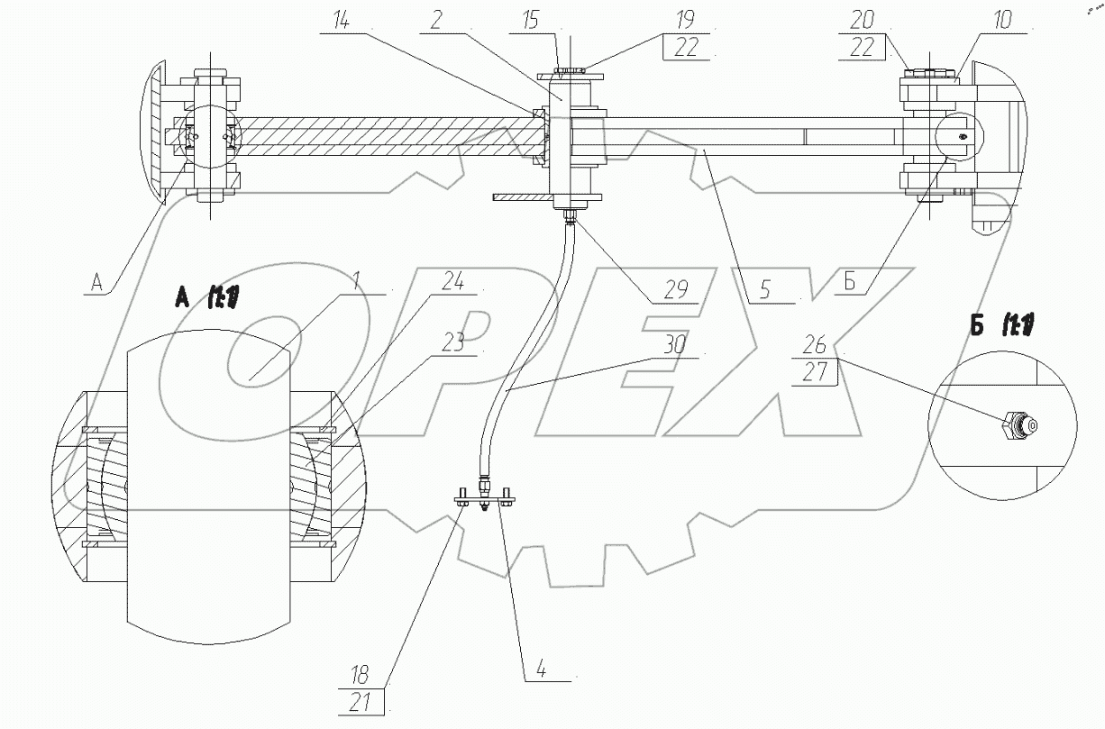  Механизм балансирный. 30-01-60.00.700