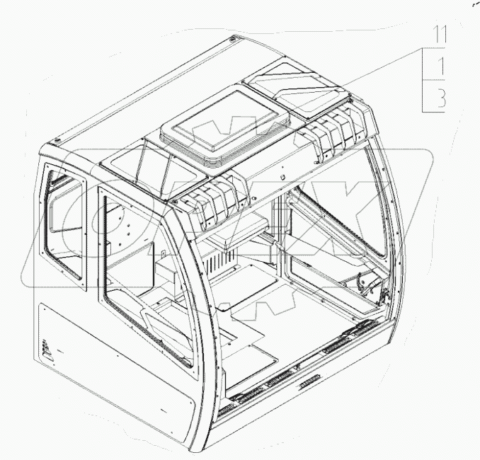  Установка люка. 30-00-23.65.000