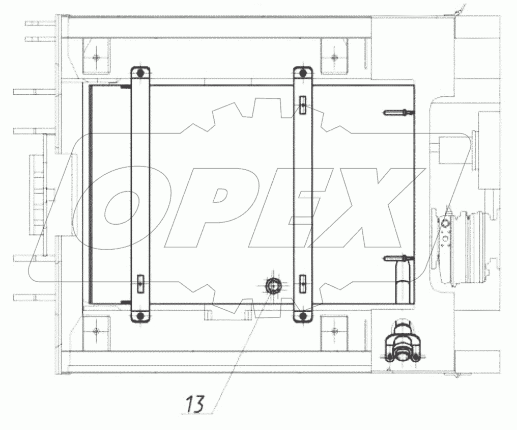  30-00-27.00.000 Установка бака топливного