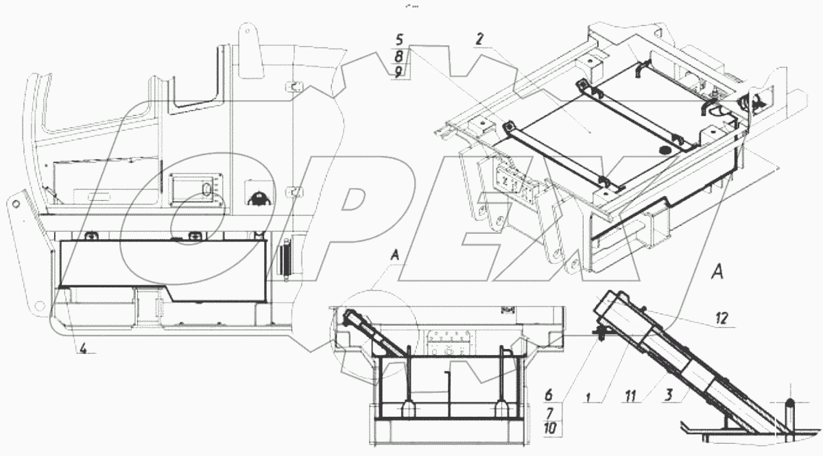  30-00-27.00.000 Установка бака топливного