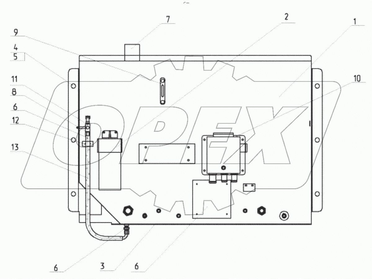  30-00-42.00.000 Установка бака гидравлического