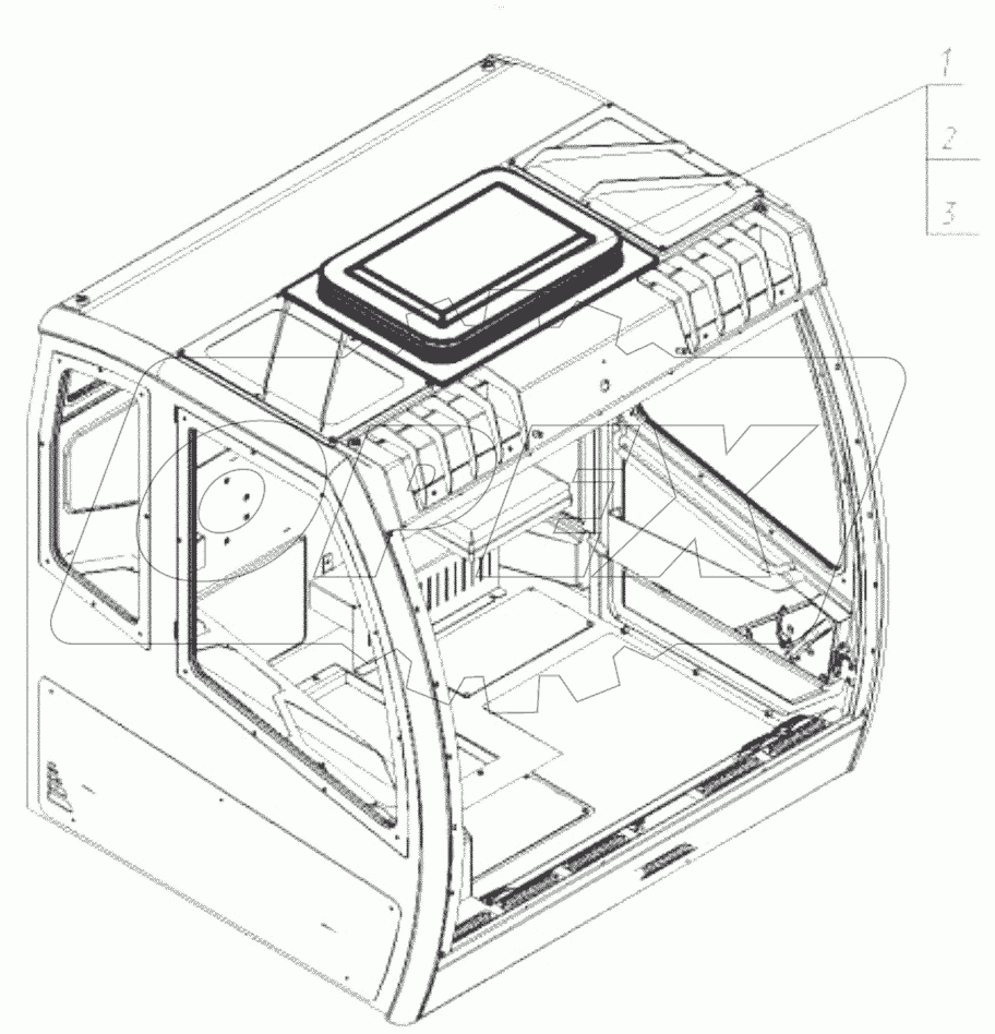  30-00-23.65.000 Установка люка