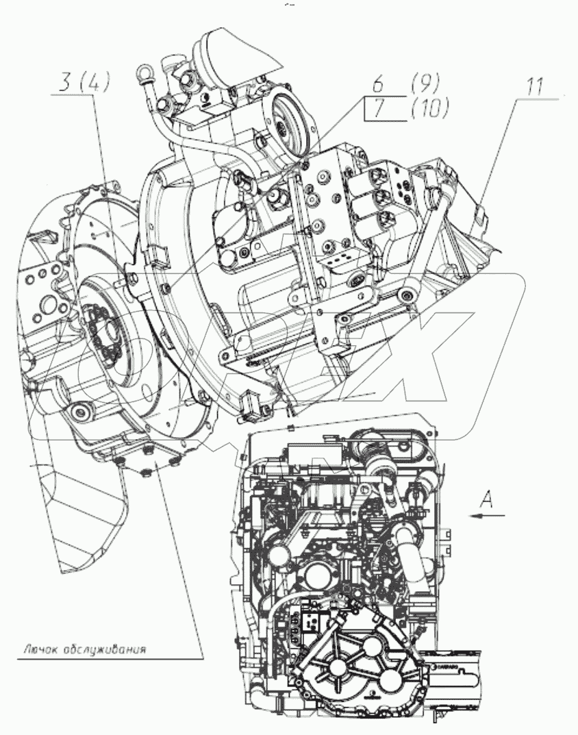  Установка КПП