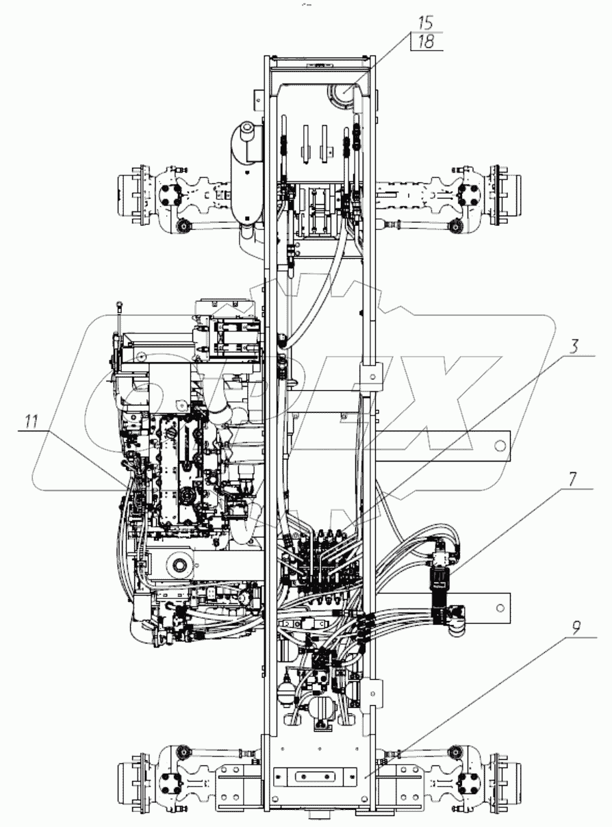  Гидрооборудование в сборе