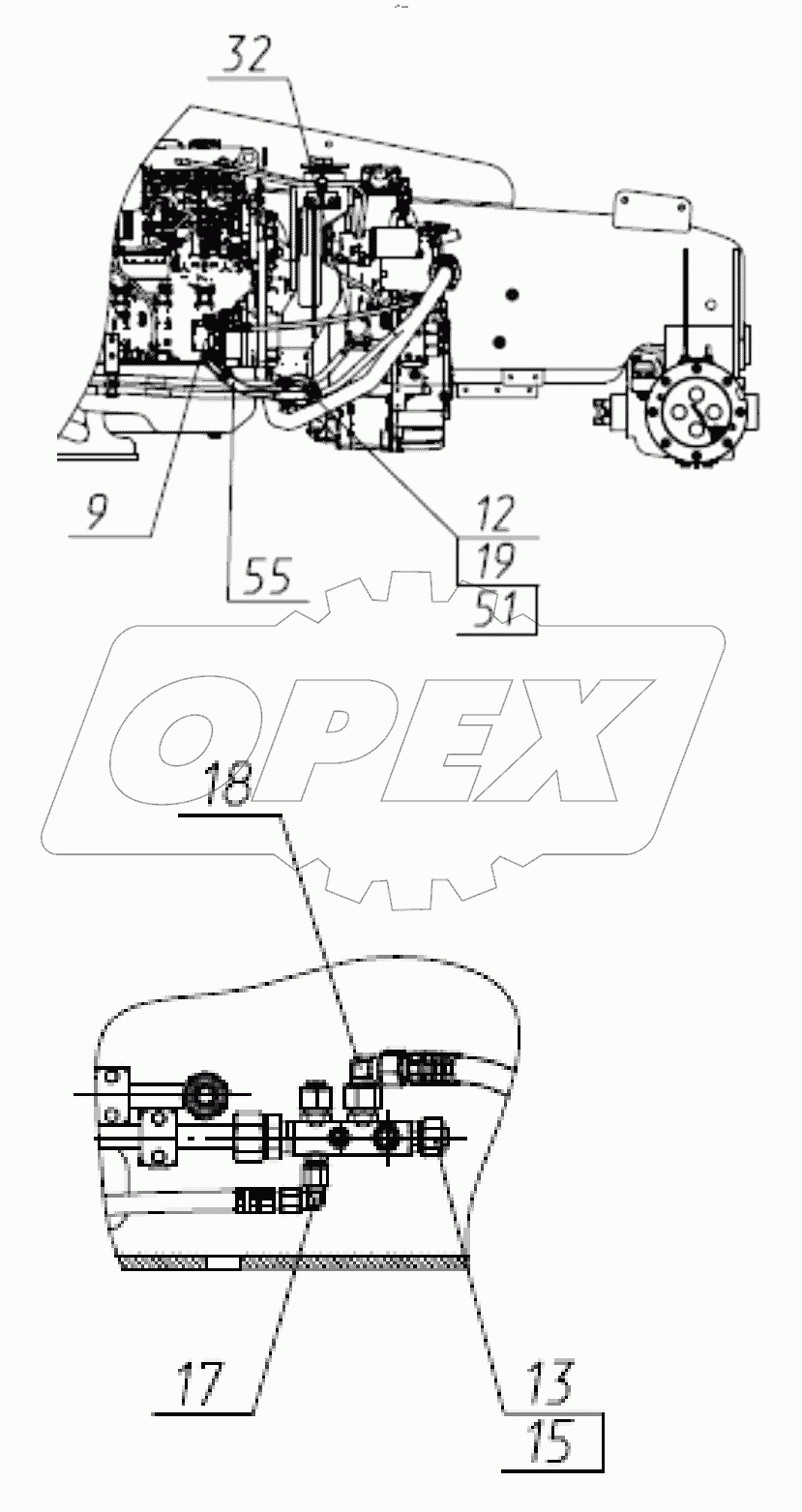  Гидрооборудование системы управления
