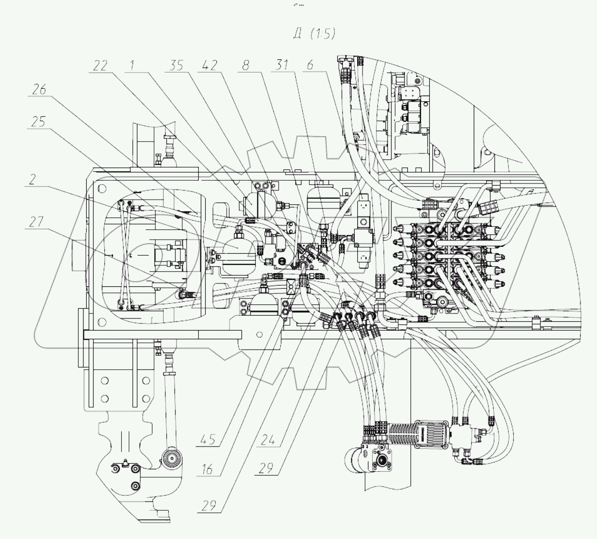  Гидрооборудование системы управления