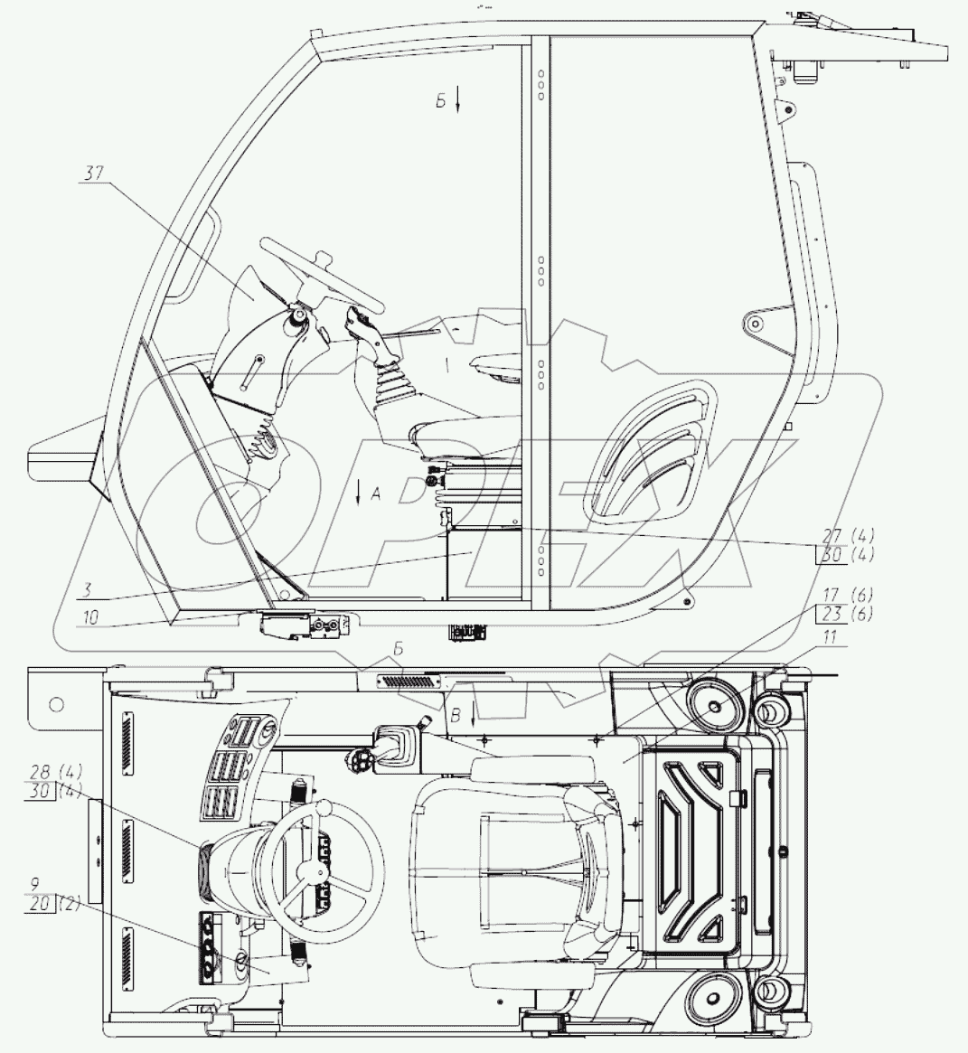  Управление погрузчиком