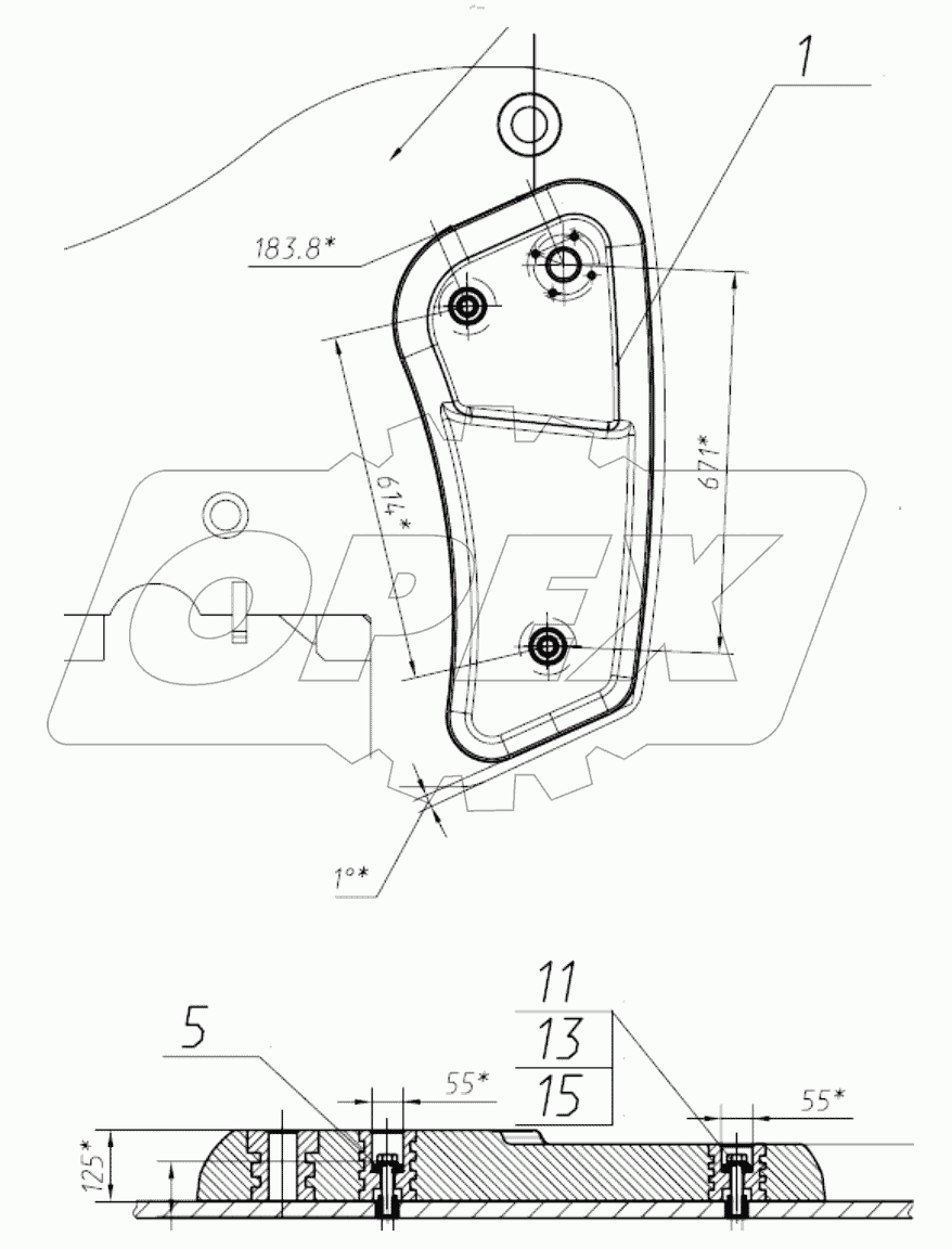  Установка противовесов