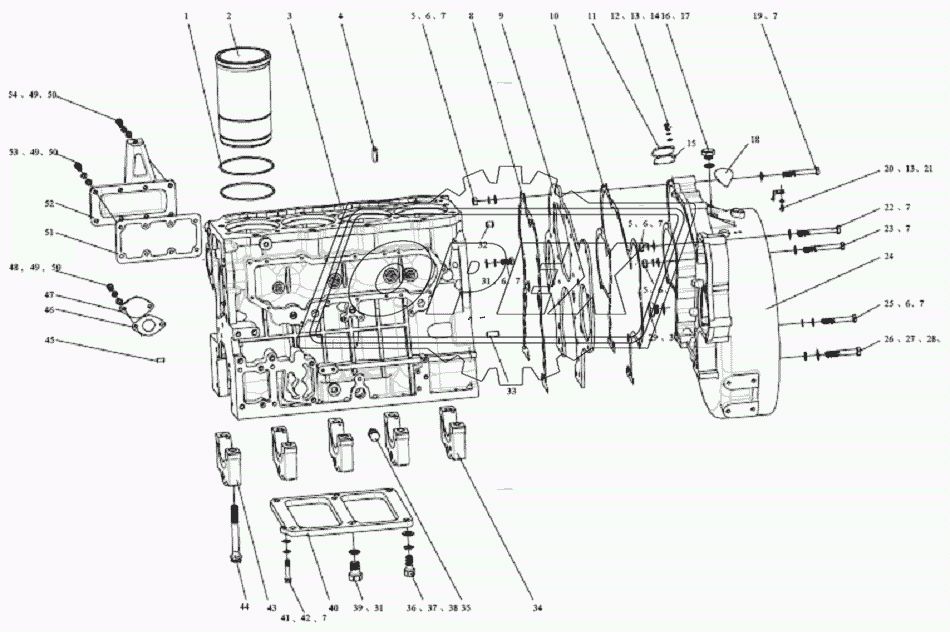 Блок цилиндра