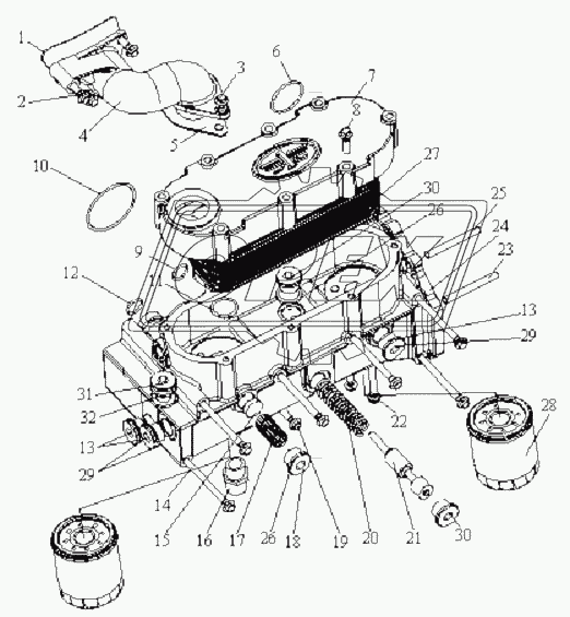 Масляный охладитель