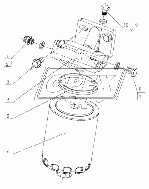 М3000-1105000 Сборка топливного фильтра