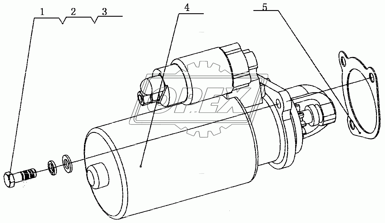 М3000-3708000 Сборка стартера