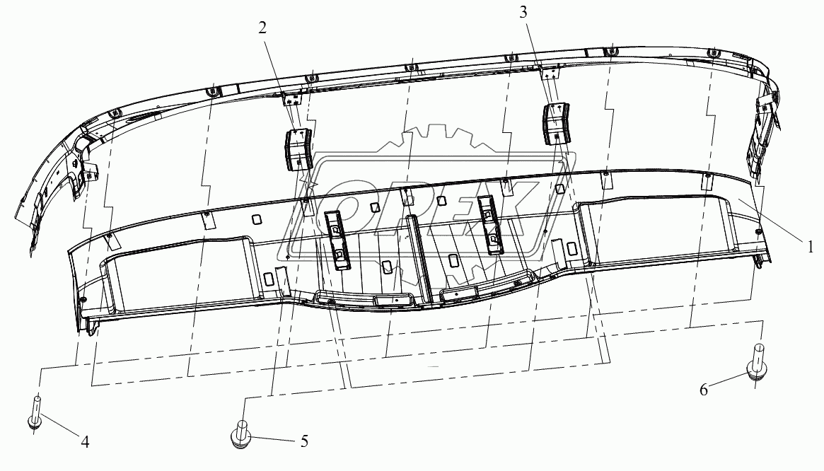 Блок высокого короба (III, высокая крыша)