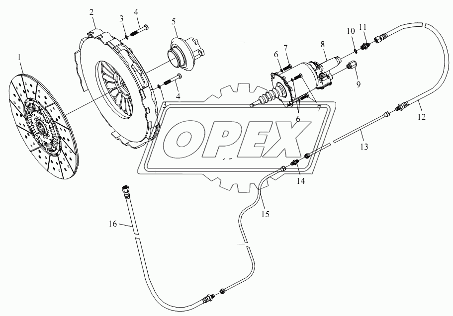 Сцепление (коробка передач ZF16S181)