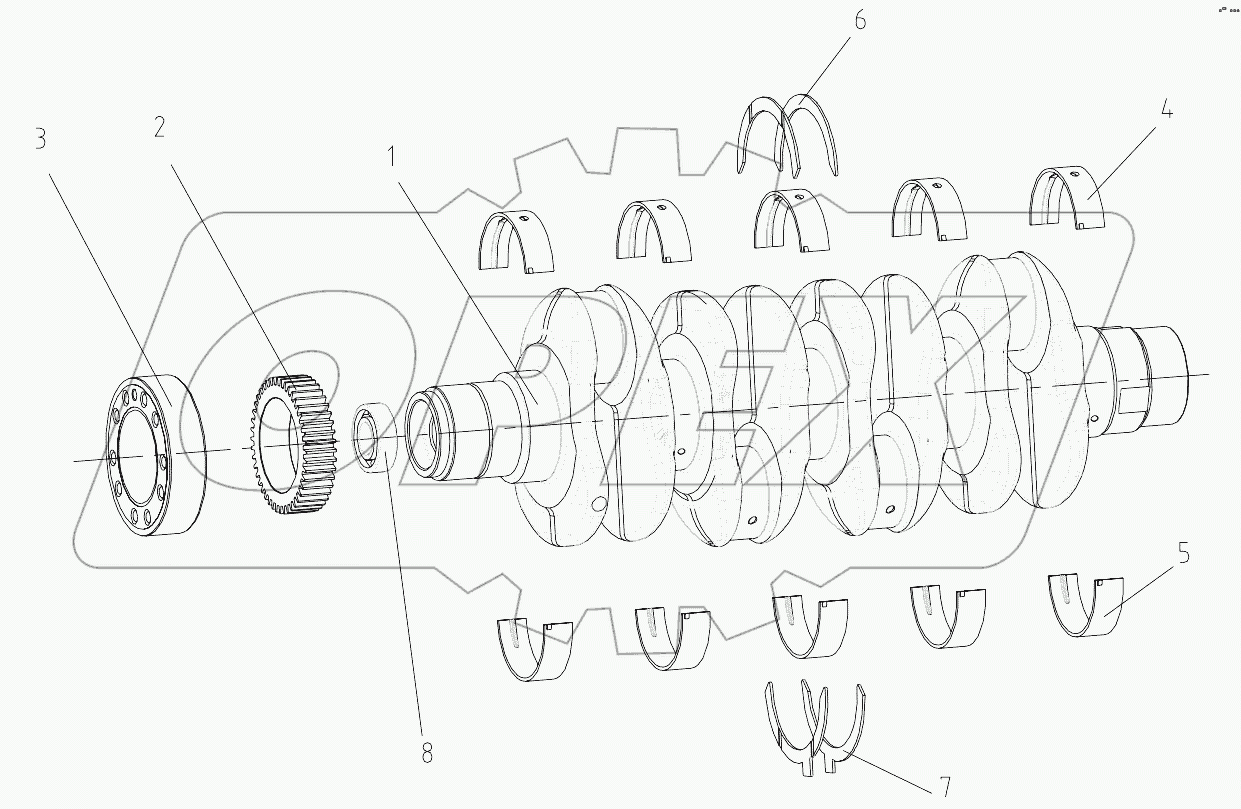  CRANKSHAFT AND BEARING