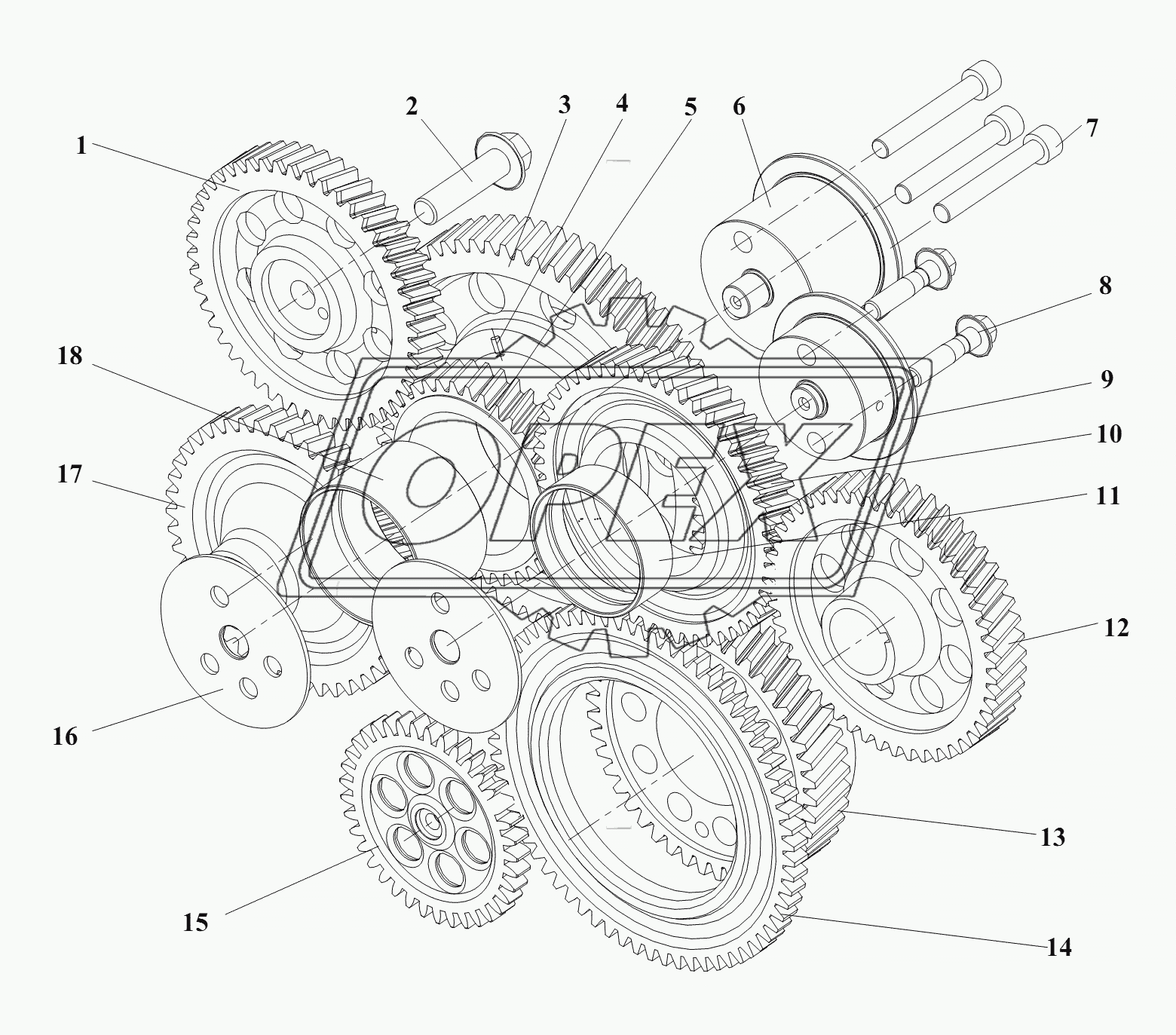 Трансмиссионная система