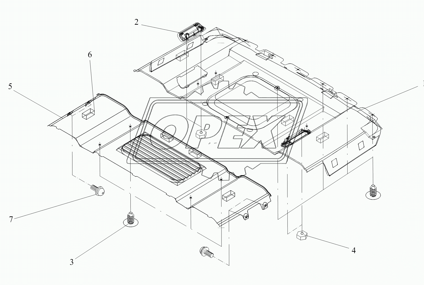 Составляющие элементы обшивок крыши (I)