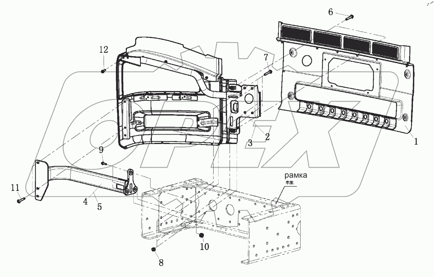  Бампер передний (2)
