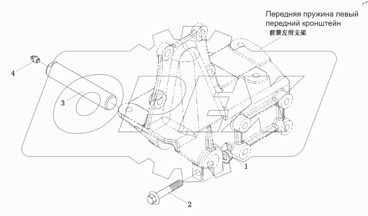  Логическая сборка переднего пружинного кольца