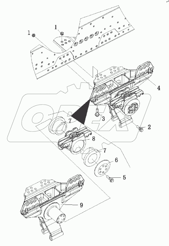  Сбалансированная логика подвески в сборе