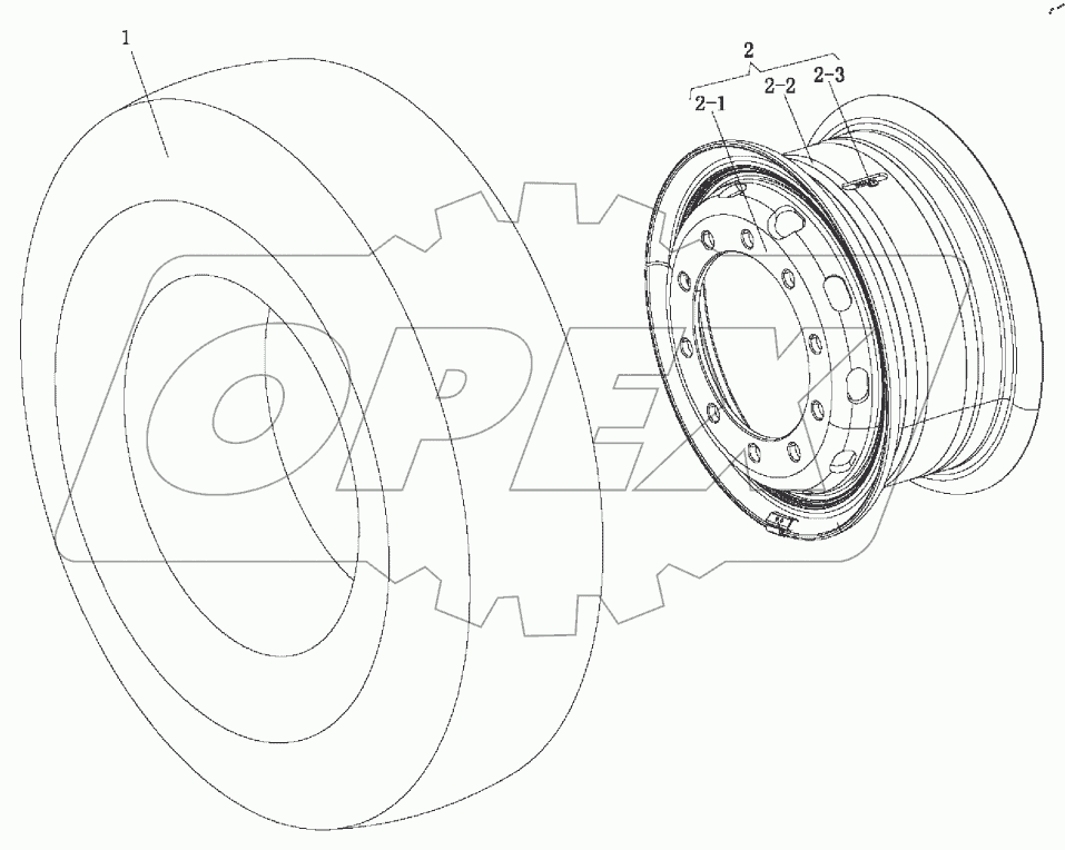 Колесо и шина в сборе