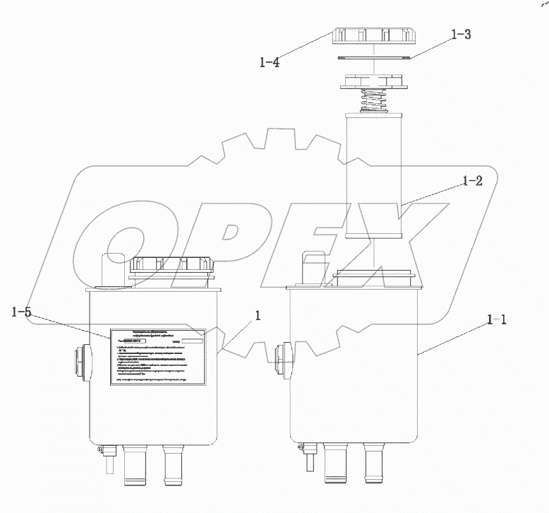  Масляный бак гидроусилителя руля