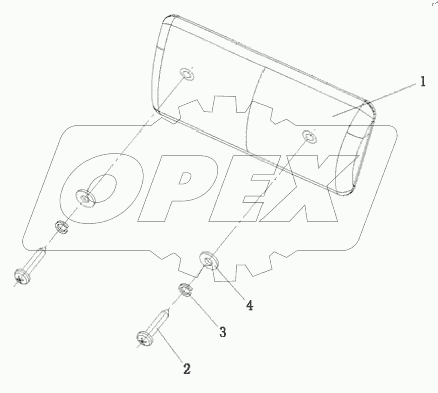  Передние декоративные фонари